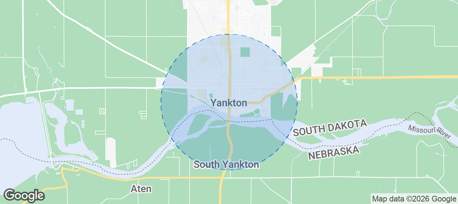 Yankton Airbnb map
